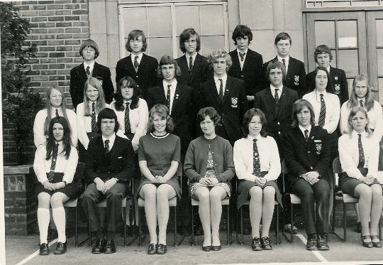 Headlands School, Swindon, Rockley House, Miss Blacklock's Tutor Group 1971